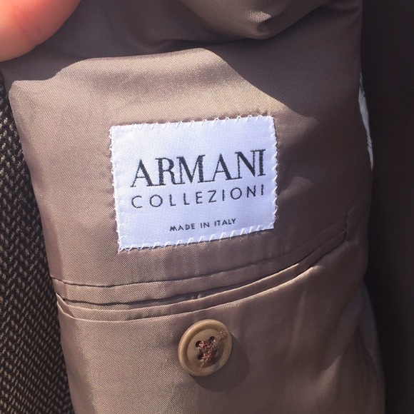 Armani Collezioni Herringbone Suit - Picture 4 of 8